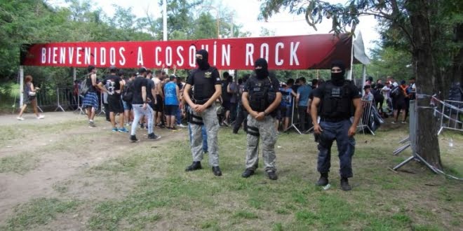 Siete detenidos y secuestro de drogas en Cosquín Rock