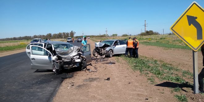 Violento accidente en cercanías de Luxardo