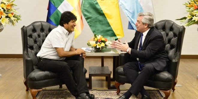Alberto Fernández se reunió con Evo Morales este jueves en Bolivia