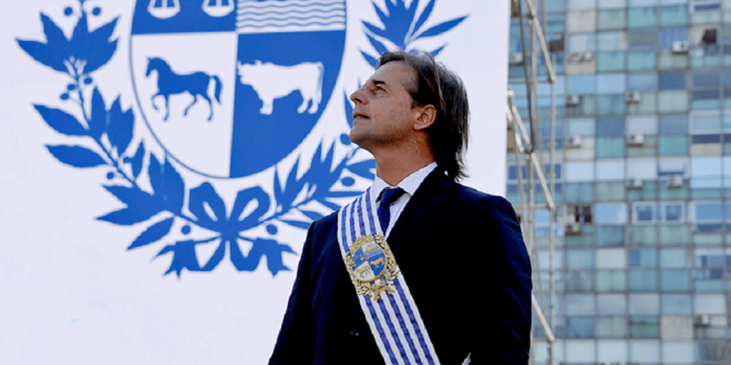 Luis Lacalle Pou asumió este domingo como el nuevo presidente de Uruguay