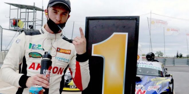 Tomy Brezzo logró su primer triunfo en el TC Pista