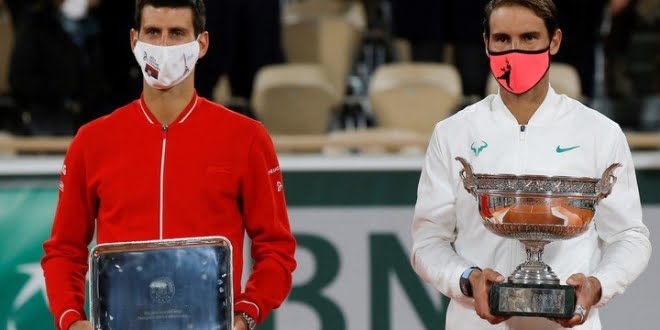 Djokovic y Nadal, separados por más que una red