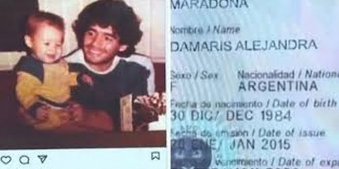 Tiene 37 años y asegura ser la primogénita de Diego Maradona