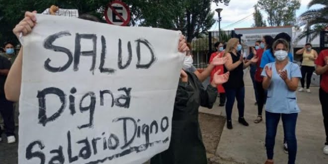  Trabajadores del Hospital Gumersindo Sayago volverán a protestar en Carlos Paz