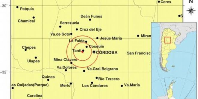 Un sismo de 4.3° con epicentro en Tanti se sintió con fuerza en Córdoba