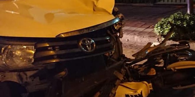 Arroyito: tuvo un accidente, se fue del lugar y luego quedó detenido