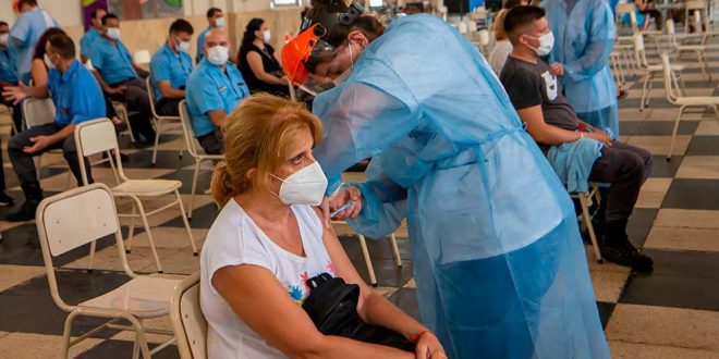 El sábado se vacunaron 5.362 personas contra el Covid-19