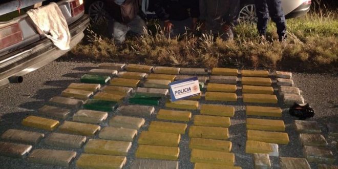 Secuestraron 50 kilos de marihuana en Villa María