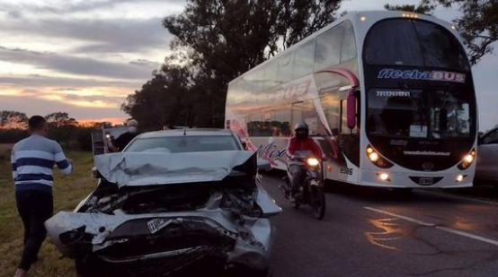 Fuerte accidente en cercanías de Josefina