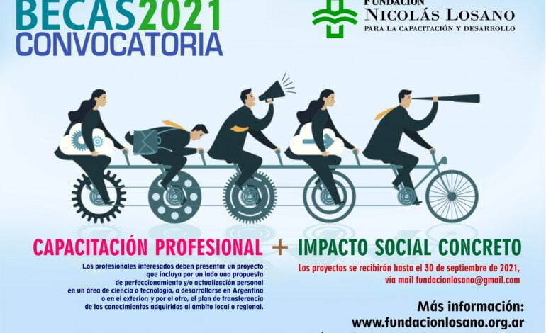 Convocatoria de la Fundación Nicolás Losano para su programa anual de becas