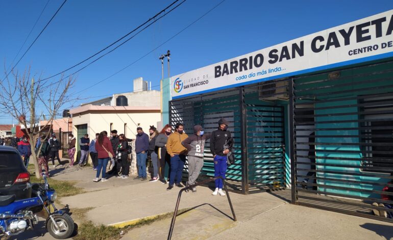 Operativo vacunación en los barrios