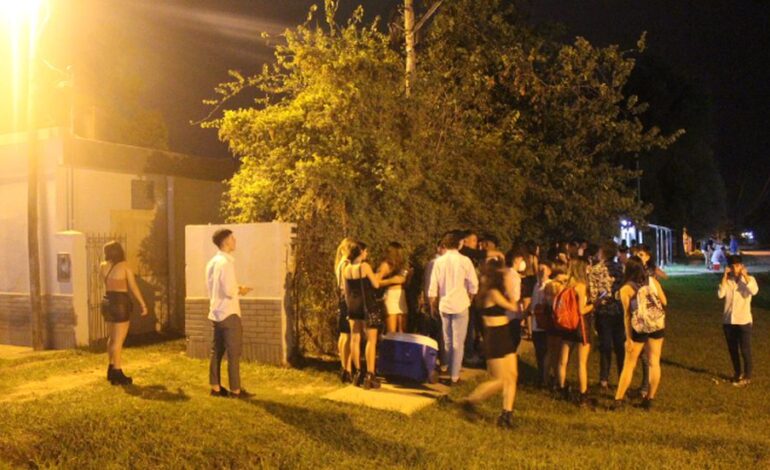 Fiesta clandestina en loteo Manantiales fue desactivada