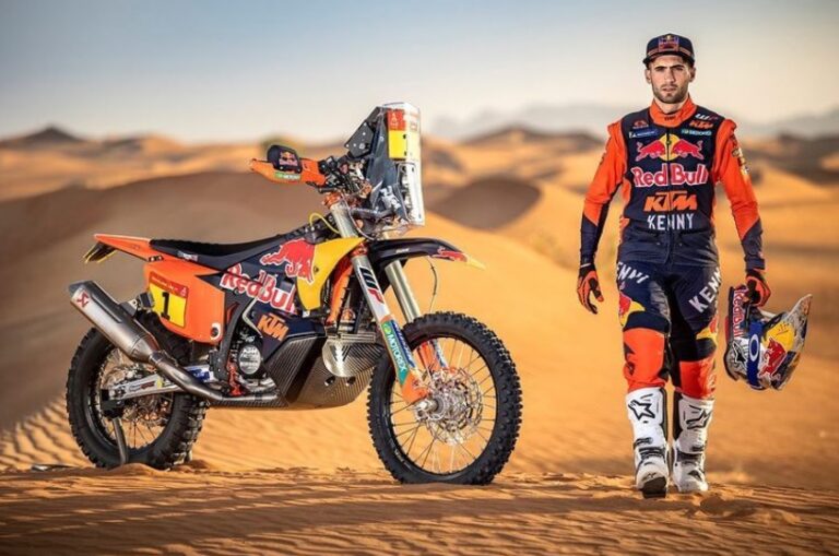 Kevin Benavides fuera del Desert Challenge por lesión