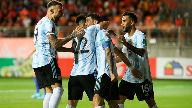 Argentina le gana a Chile por las Eliminatorias