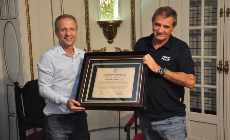 El Municipio agasajó a la empresa Surti Rally