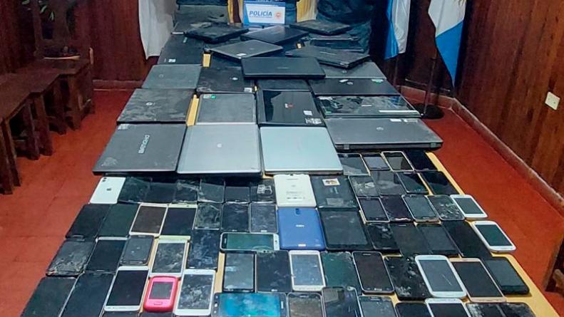 Robos celulares computadoras allanamientos casa gendarme jesus maria