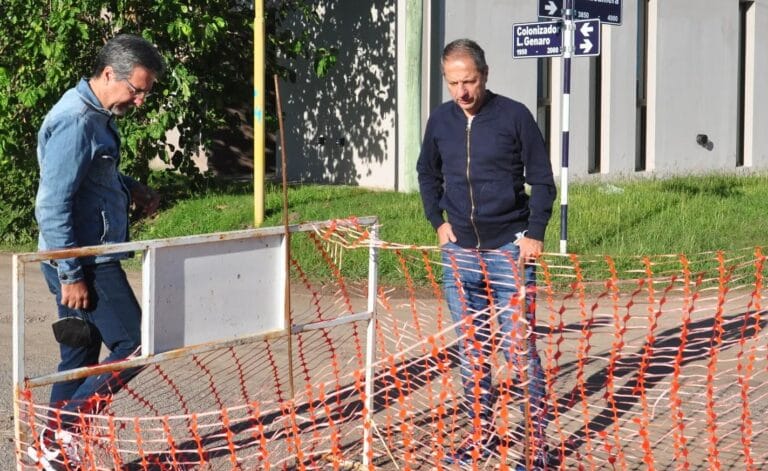 Bernarte recorrió obras