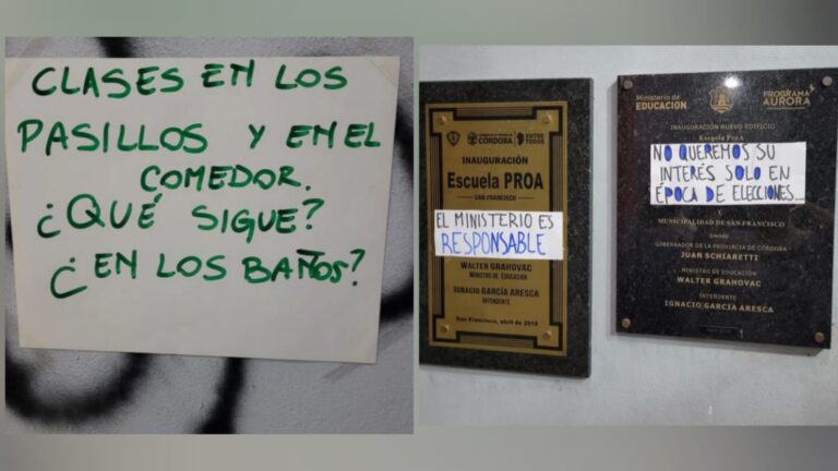 Alumnos de la escuela ProA reclamaron al Ministerio de Educación