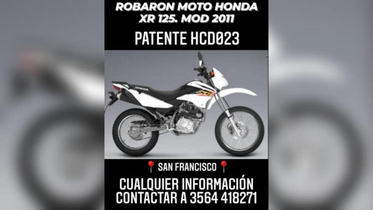 Motochorros asaltaron a un bombero y le robaron la motocicleta