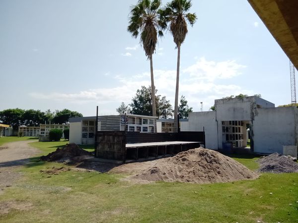  Frontera | Obra de ampliación en el cementerio municipal