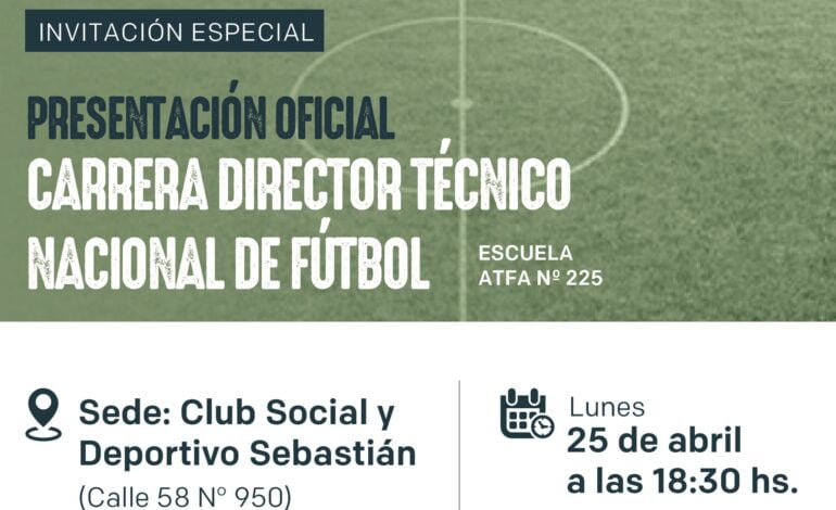 Frontera: presentarán la carrera de Director Técnico Nacional de Fútbol