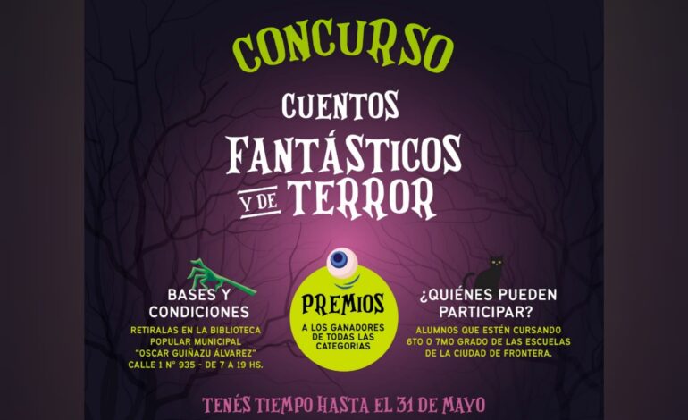 La Municipalidad de Frontera lanza el concurso “Cuentos fantásticos y de terror”
