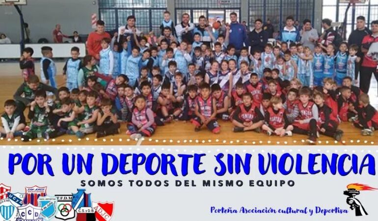  Porteña Asociación dio inicio a la campaña “Por un deporte sin violencia»