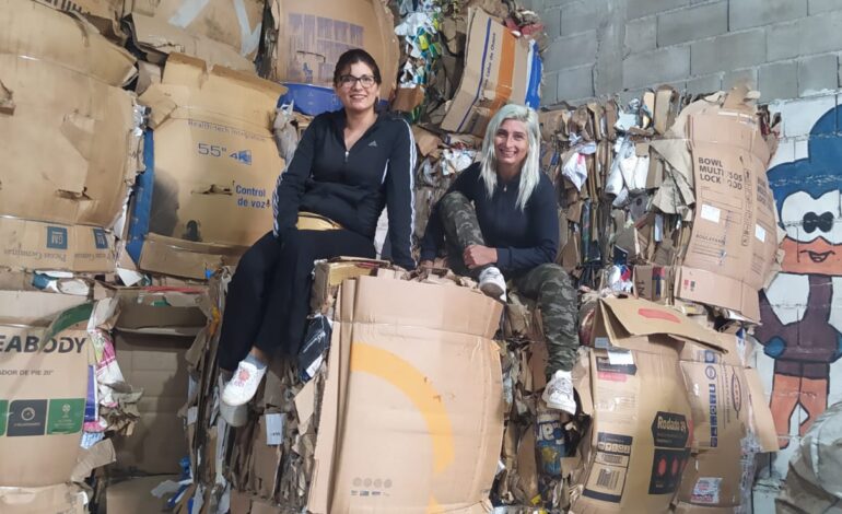 La cooperativa la Virgencita y el CES, un trabajo conjunto para reciclar