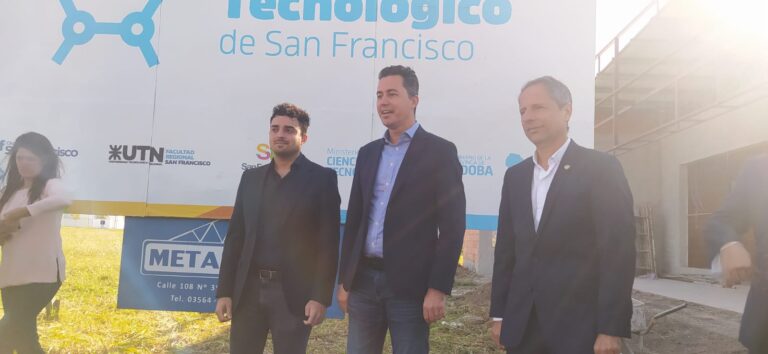 Visita del vicegobernador Manuel Calvo al Polo Científico Tecnológico San Francisco