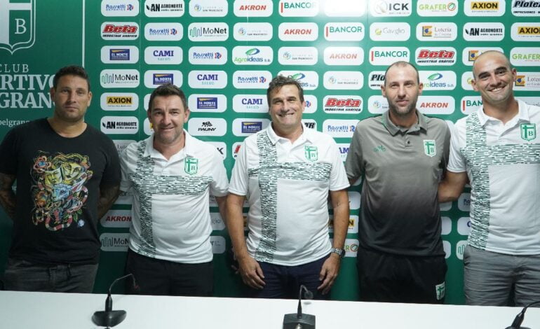  Sportivo Belgrano presentó a su nuevo cuerpo técnico