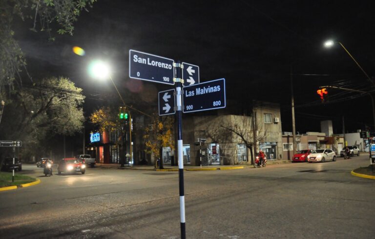 El municipio ya habilitó el 50% luces led adquiridas