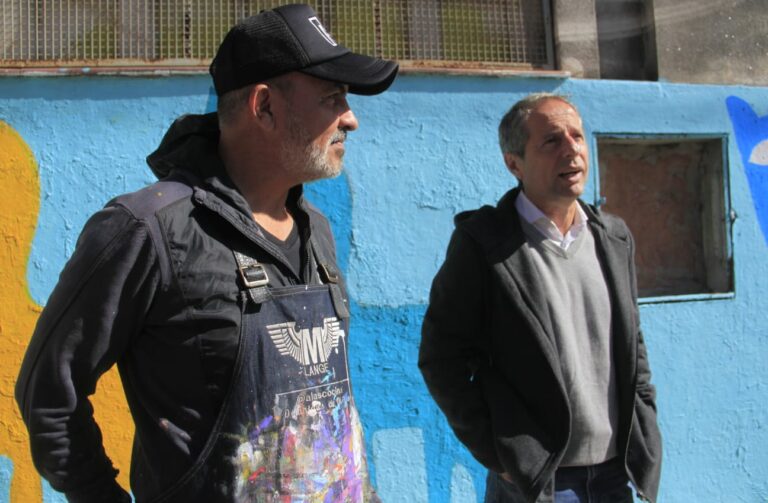 Se suman nuevos murales de Mario Lange en diferentes puntos de la ciudad