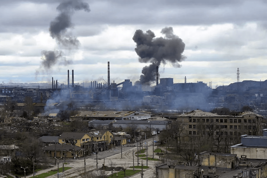 Bombardeo en ucrania