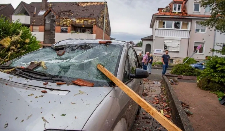 Desastre natural en Alemania por un feroz tornado