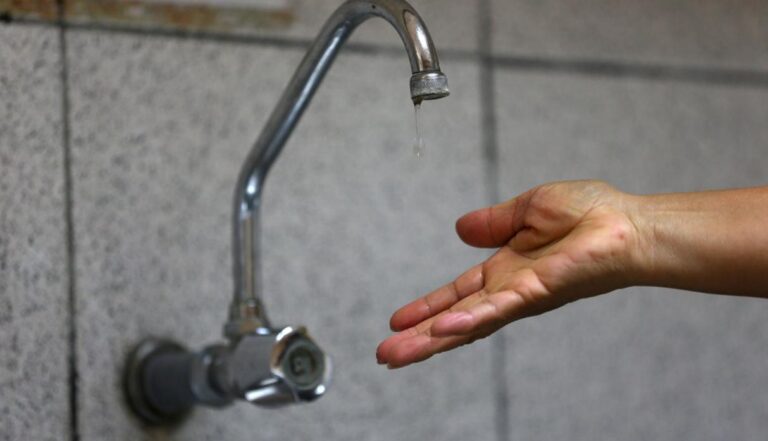 Corte del servicio de agua potable