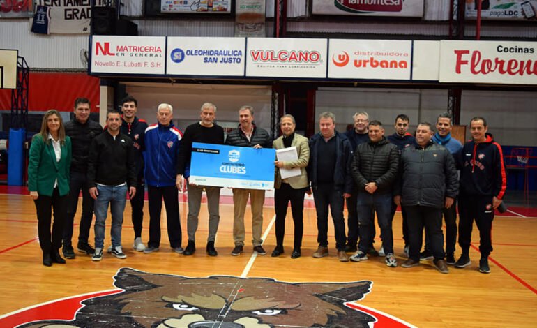  Agencia Córdoba Deportes otorgó un millón de pesos a Asociación El Ceibo y Club El Tala