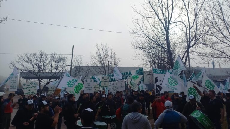 Movilización de la UOM en el Parque Industrial