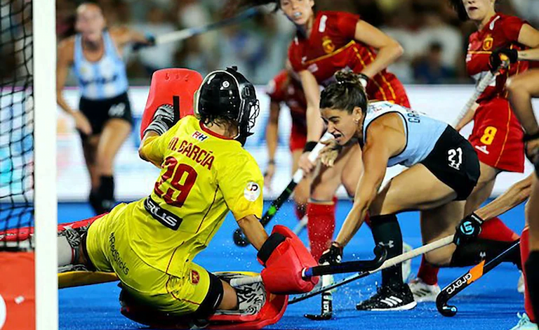  Las Leonas golearon 4-1 a España por la segunda fecha del Mundial de hockey femenino y se mantienen en la cima del Grupo C