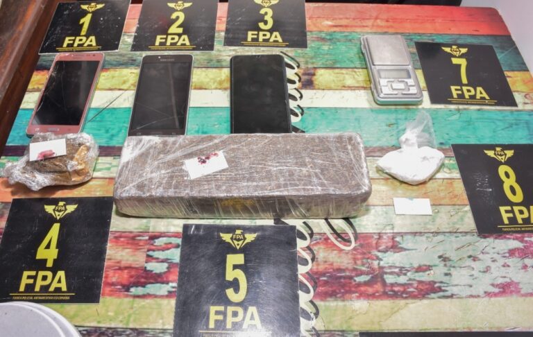 Se identificaron a los detenidos que distribuian droga en una rotisería de la ciudad