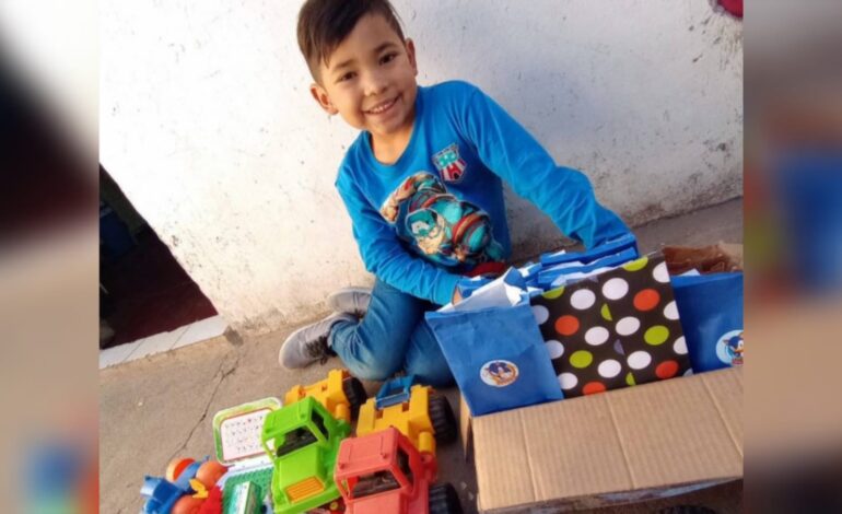  Lohan, el pequeño que donó sus juguetes para los niños que más lo necesitan