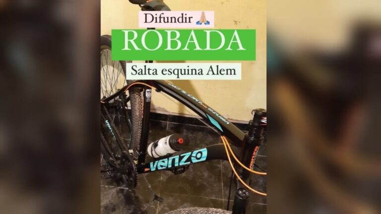 Le robaron su bicicleta y pide ayuda para recuperarla