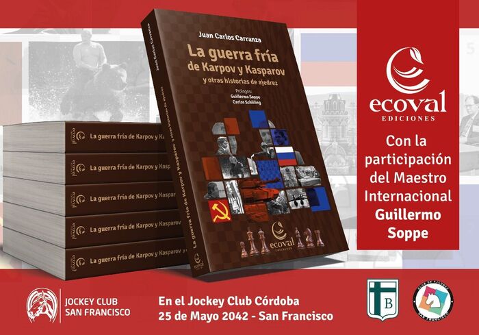 «La guerra fría de Karpov y Kasparov y otras historias de ajedrez» será lanzado en San Francisco