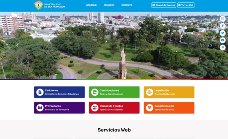  El municipio renovó su página web