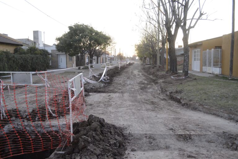 Nueva obra de cloacas para el sector sur de la ciudad