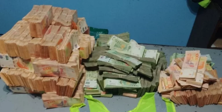 Quiso evitar un control de tránsito en Josefina y lo detuvieron con más de $26 millones