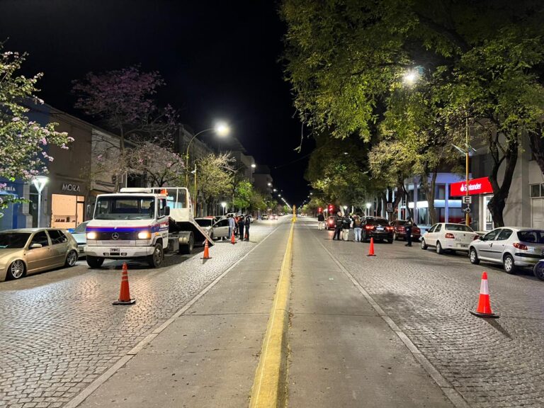 Controles de alcoholemia en distintos puntos de la ciudad