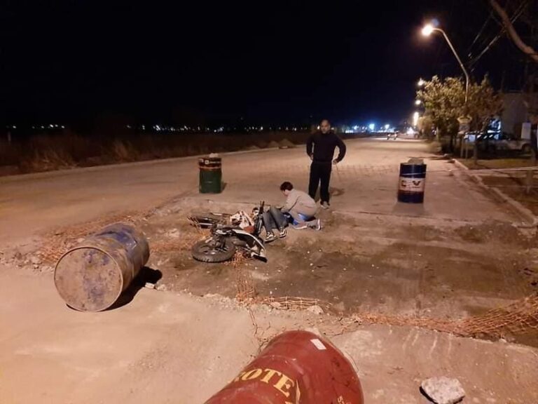 Accidente en Rosario de Santa Fe y denuncian que fue por mala señalización