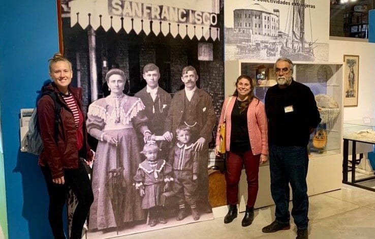  Ingeniera alemana visitó el Archivo Gráfico y Museo Histórico