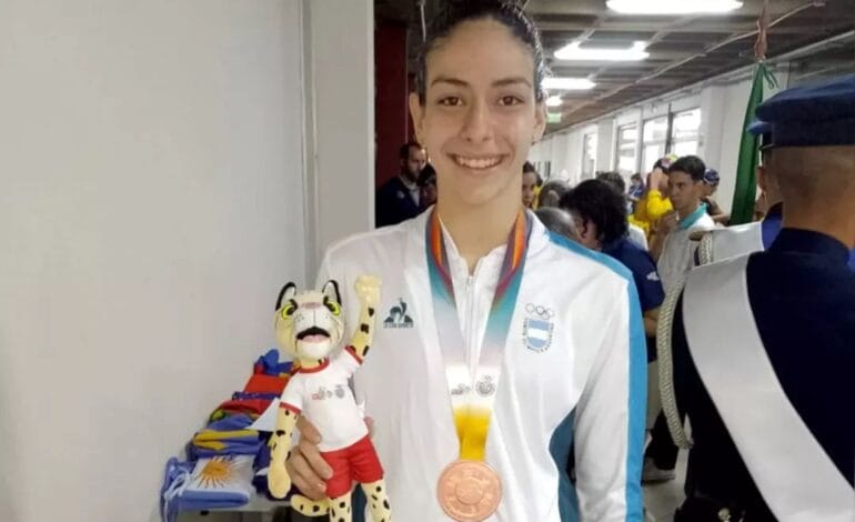  Malena Santillán obtuvo el bronce en su primer jornada dentro de los ODESUR