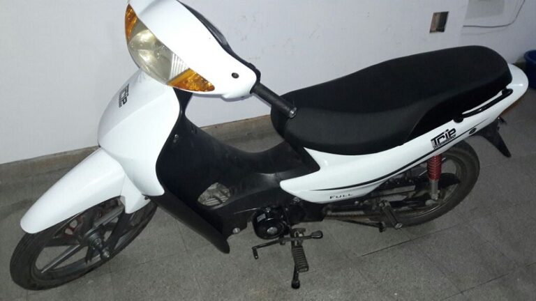 Recuperaron una motocicleta robada